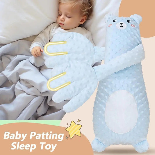 Almohada Antigases para Bebé | Mano de Peluche con Control Remoto para Calmar y Acompañar el Sueño Infantil