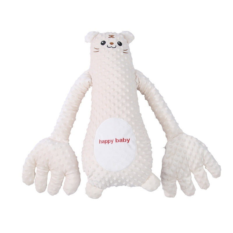 Almohada Antigases para Bebé | Mano de Peluche con Control Remoto para Calmar y Acompañar el Sueño Infantil