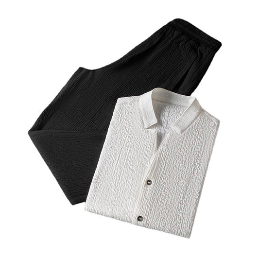 Hermoso juego de manga larga para hombres con estilo..