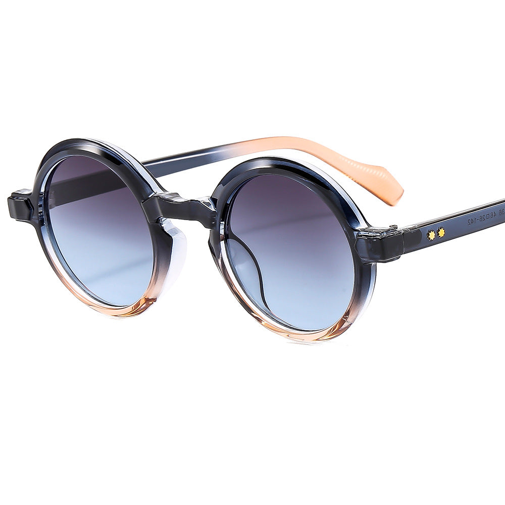 Ronda punk retro nuevas gafas de sol All-match