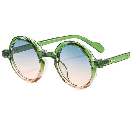 Ronda punk retro nuevas gafas de sol All-match