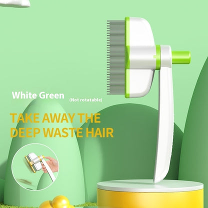 Cepillo con dientes para gato o mascota. Removedor de pelo con dientes suaves para no provocar irritación de la piel de la mascota, además permite aseo completo usado con productos de  eliminación de pulgas.