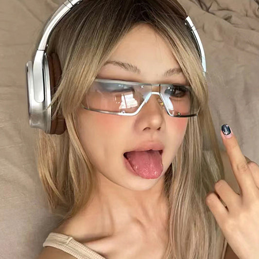 Tecnología futura de gafas de sol de metal