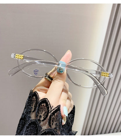 Arte retro Viger anti-azul Vidrio de miopía para mujer