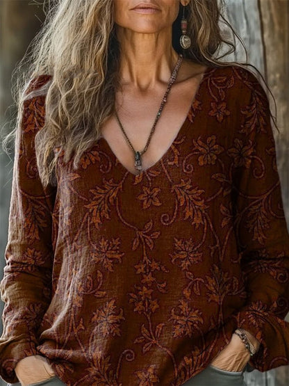 Polera de Mujer con Estampado Digital – Tipo Pullover