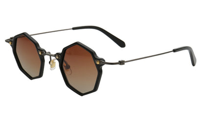 Gafas  retro, encuadre poligonales