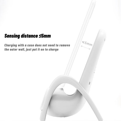 Cargador inalámbrico rápido Kawaii,para celular en escritorio, lindo soporte amplificado con soporte de seguridad múltiple.