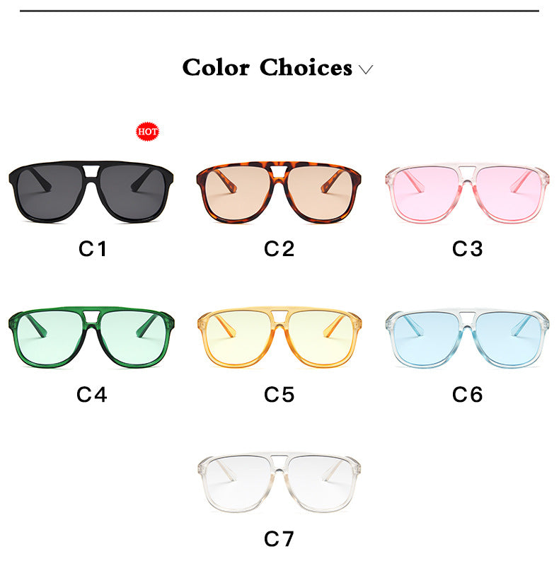 Nuevas gafas de sol de doble haz para hombres