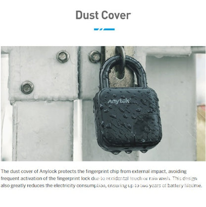 🔒 Candado Inteligente con Huella Digital – ANYTEK