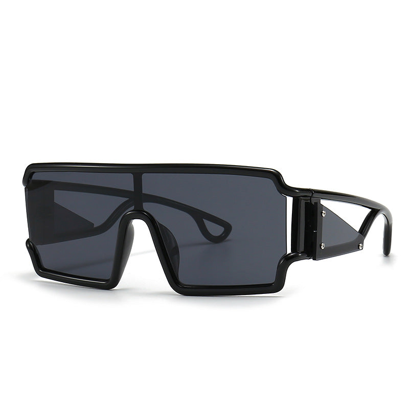Moda cuadrada Gafas de sol vintage de borde grande