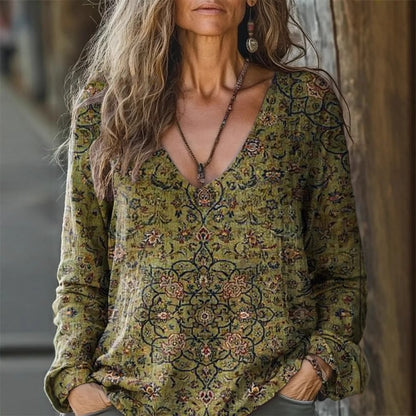 Polera de Mujer con Estampado Digital – Tipo Pullover