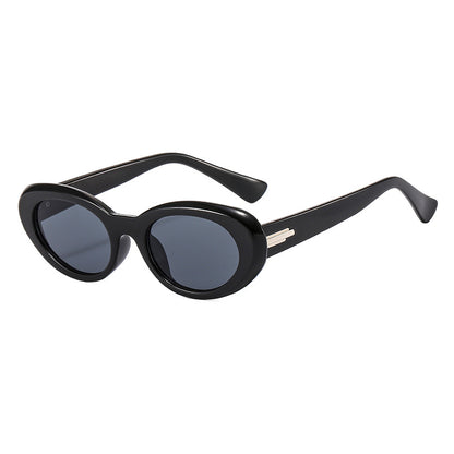 Marco ovalado, retro europeo y americano, pequeña estructura protección UV