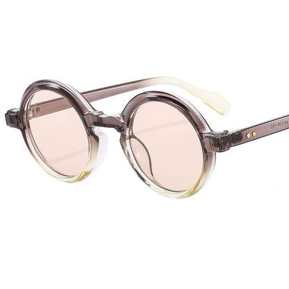 Ronda punk retro nuevas gafas de sol All-match