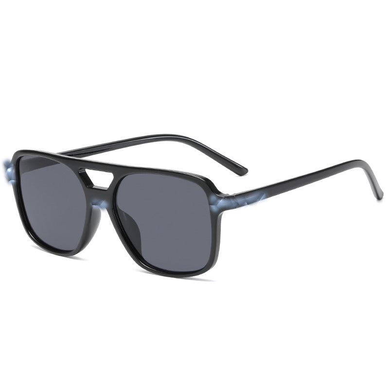 Tendencia de gafas de sol de doble haz