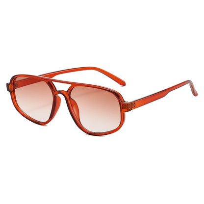 Gafas de sol de doble haz europeas y americanas de doble marco que coinciden con todo