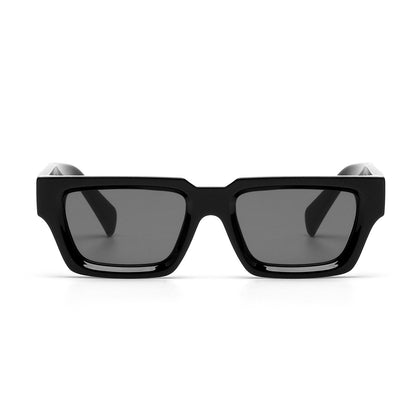 Gafas de sol rectangulares retro de bastidor grueso