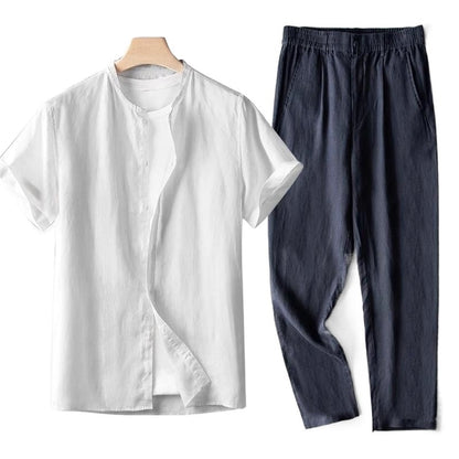 Traje de manga larga retro para hombre con traje de tanga larga