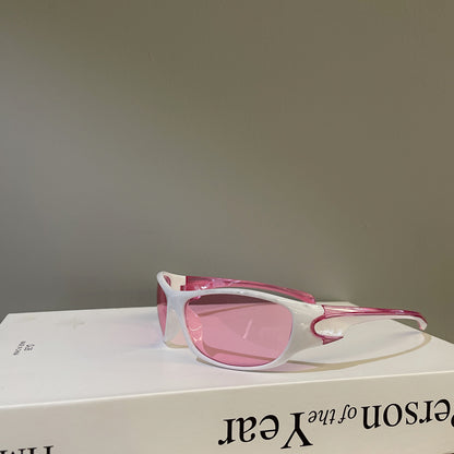 Gafas de sol cóncavas callejeras resistentes a los rayos UV para hombres y mujeres