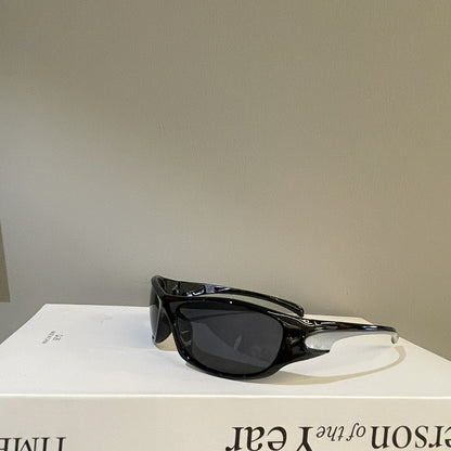 Gafas de sol cóncavas callejeras resistentes a los rayos UV para hombres y mujeres