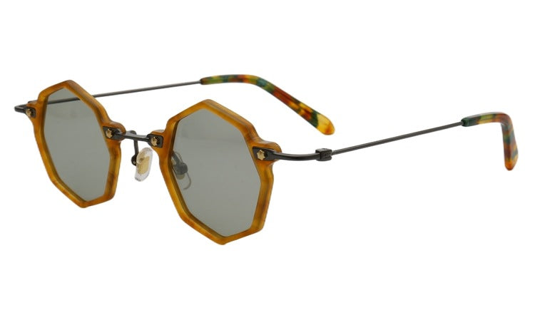 Gafas  retro, encuadre poligonales