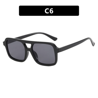 Gafas de sol de doble haz europeas y americanas de doble marco que coinciden con todo