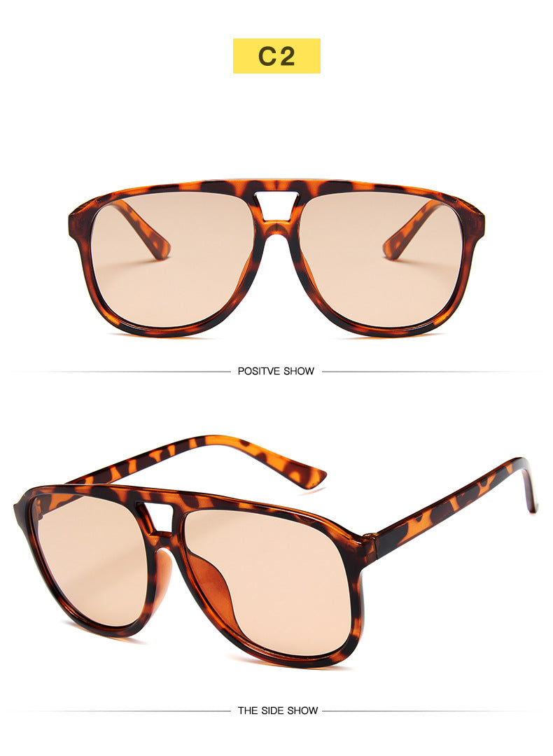 Nuevas gafas de sol de doble haz para hombres