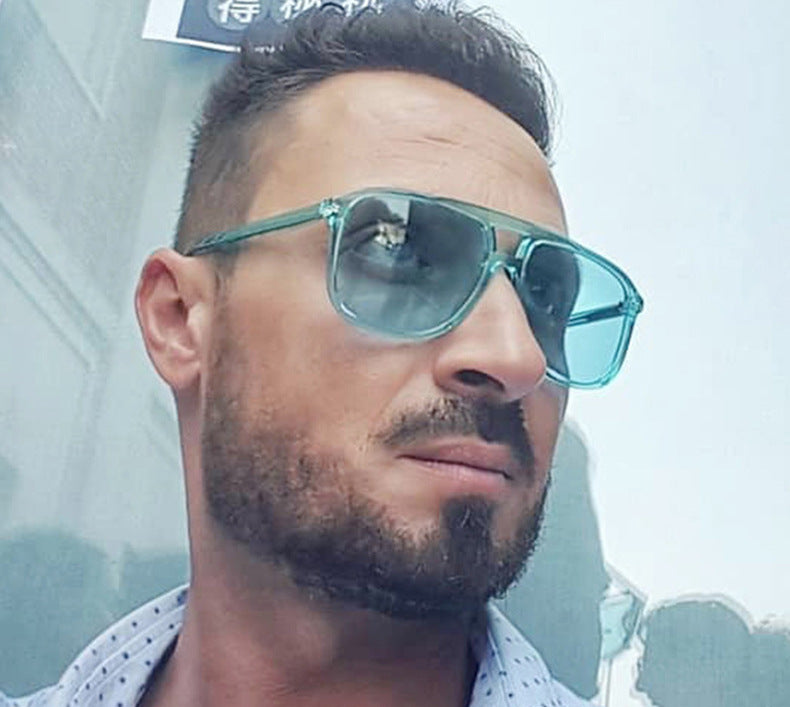 Nuevas gafas de sol de doble haz para hombres