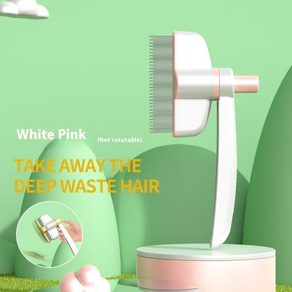 Cepillo con dientes para gato o mascota. Removedor de pelo con dientes suaves para no provocar irritación de la piel de la mascota, además permite aseo completo usado con productos de  eliminación de pulgas.