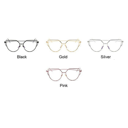 Gafas de miopía elegantes de hombres y mujeres