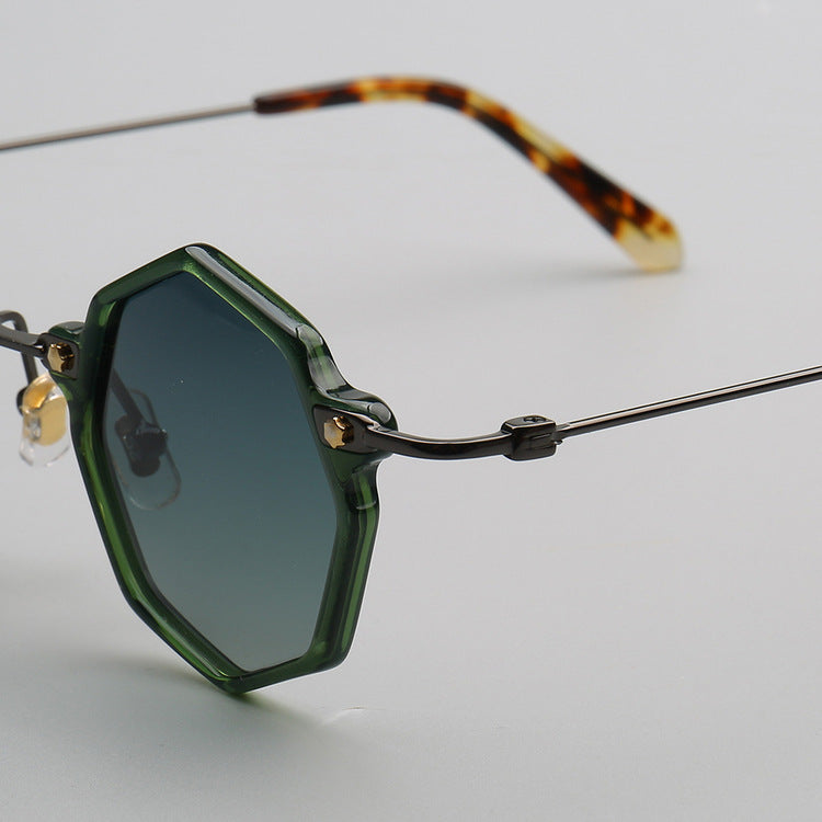 Gafas  retro, encuadre poligonales