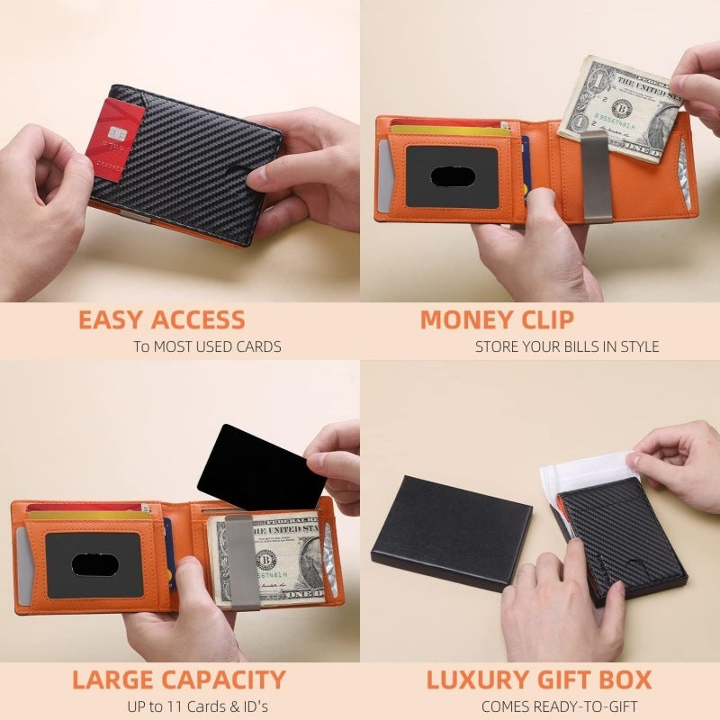 Men's Flip Two-fold Ultra-thin Wallet